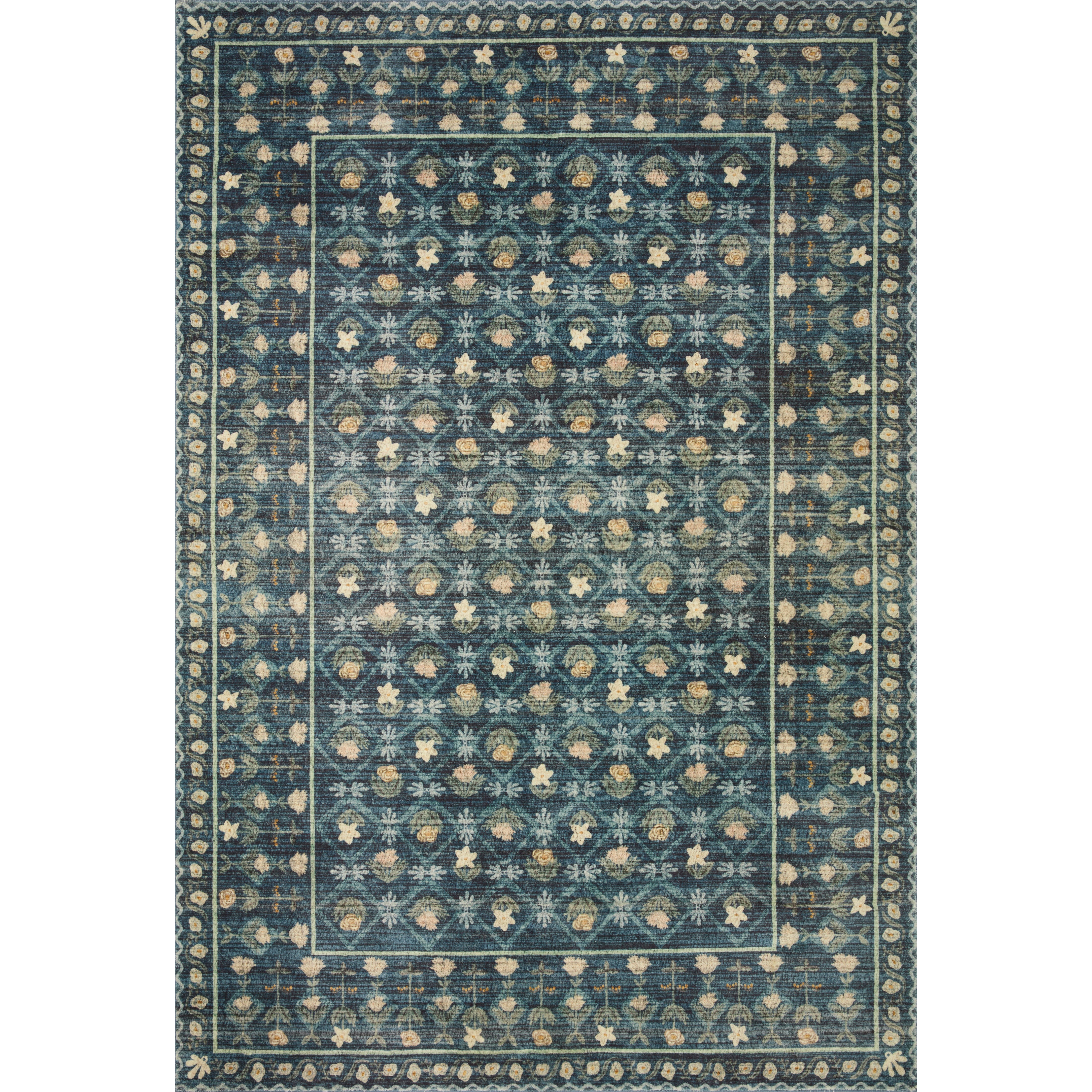 Loloi, Eden Lattice / Indigo Rug