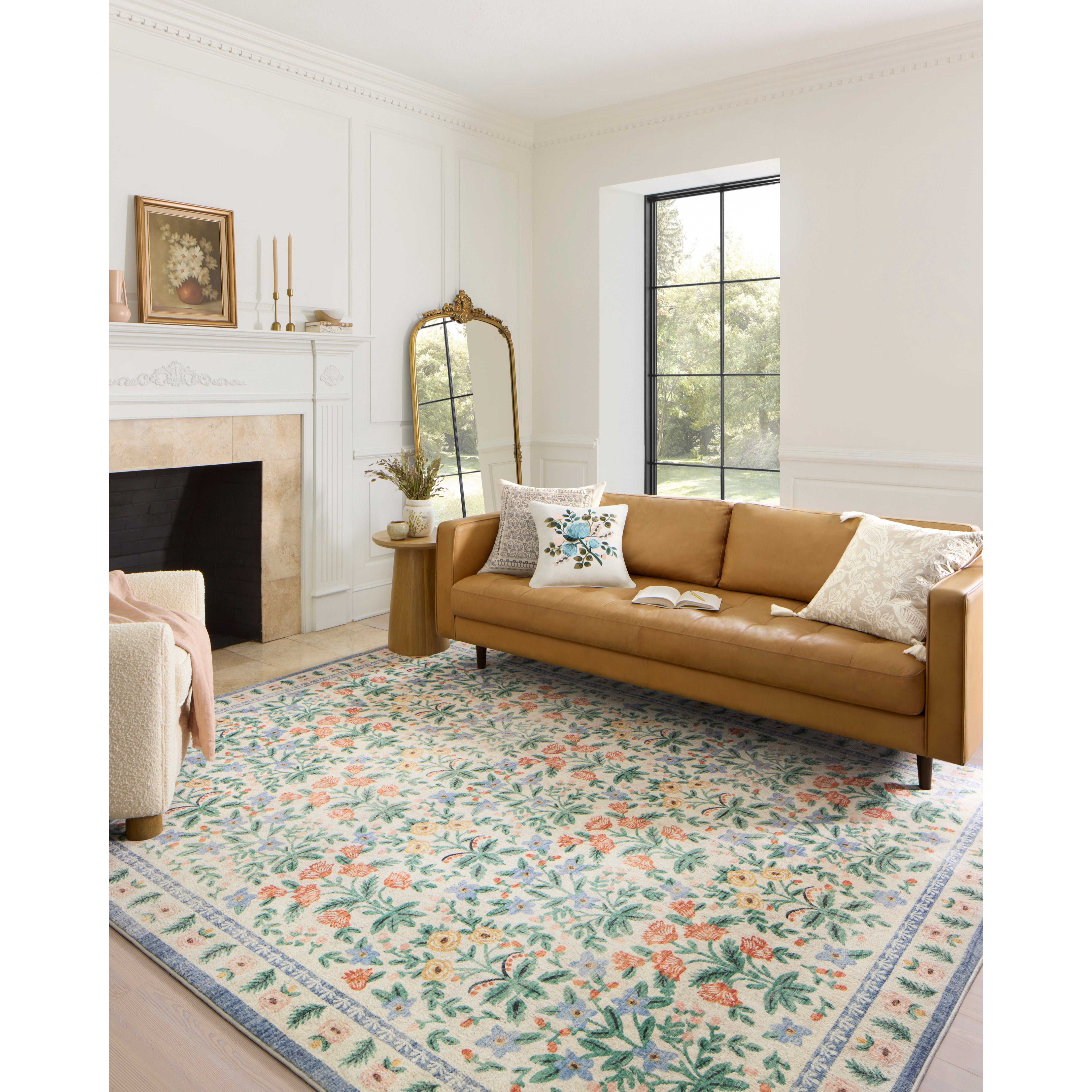 Loloi, Eden Mughal Garden / Cream Rug