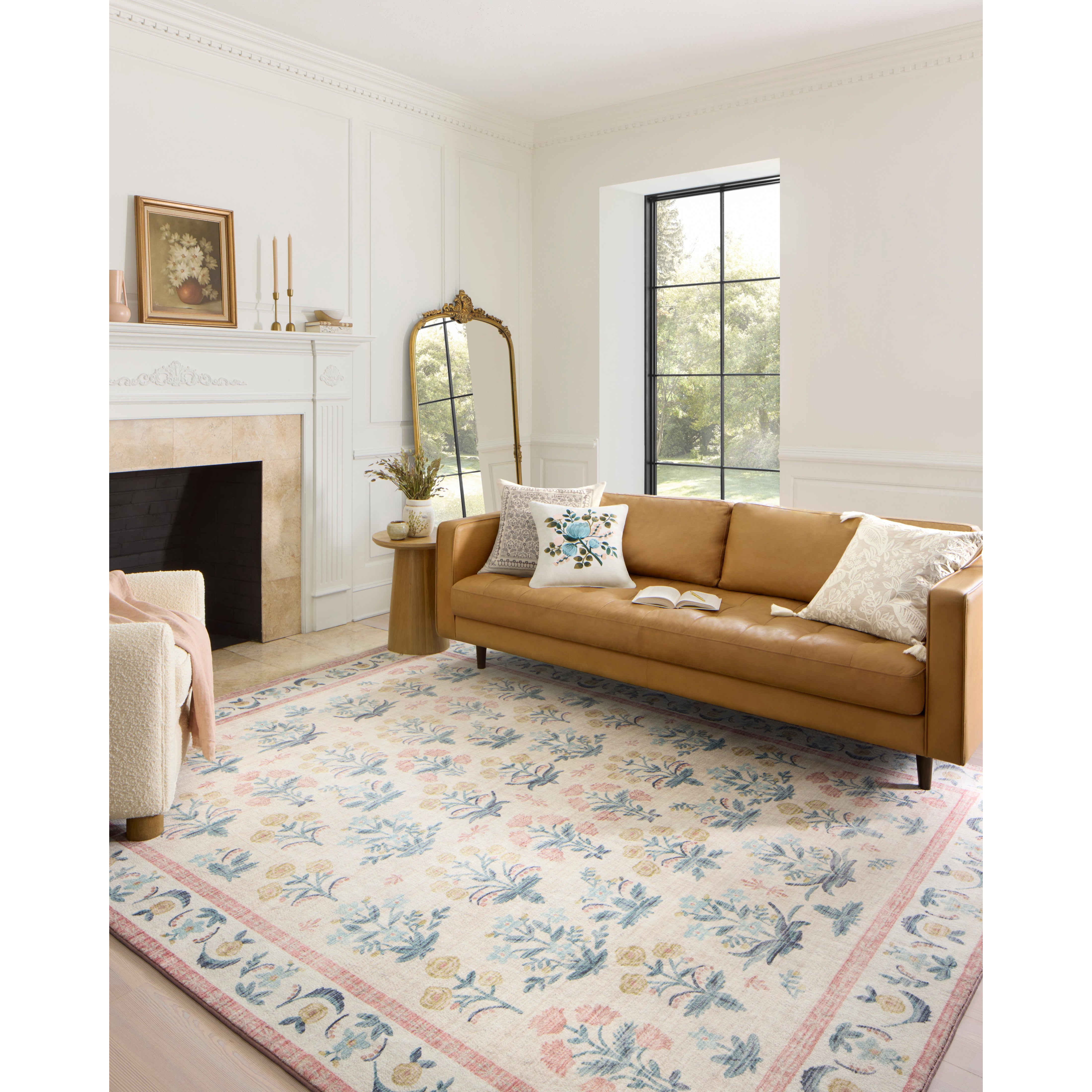 Loloi, Eden Mughal Rose / Blush Rug