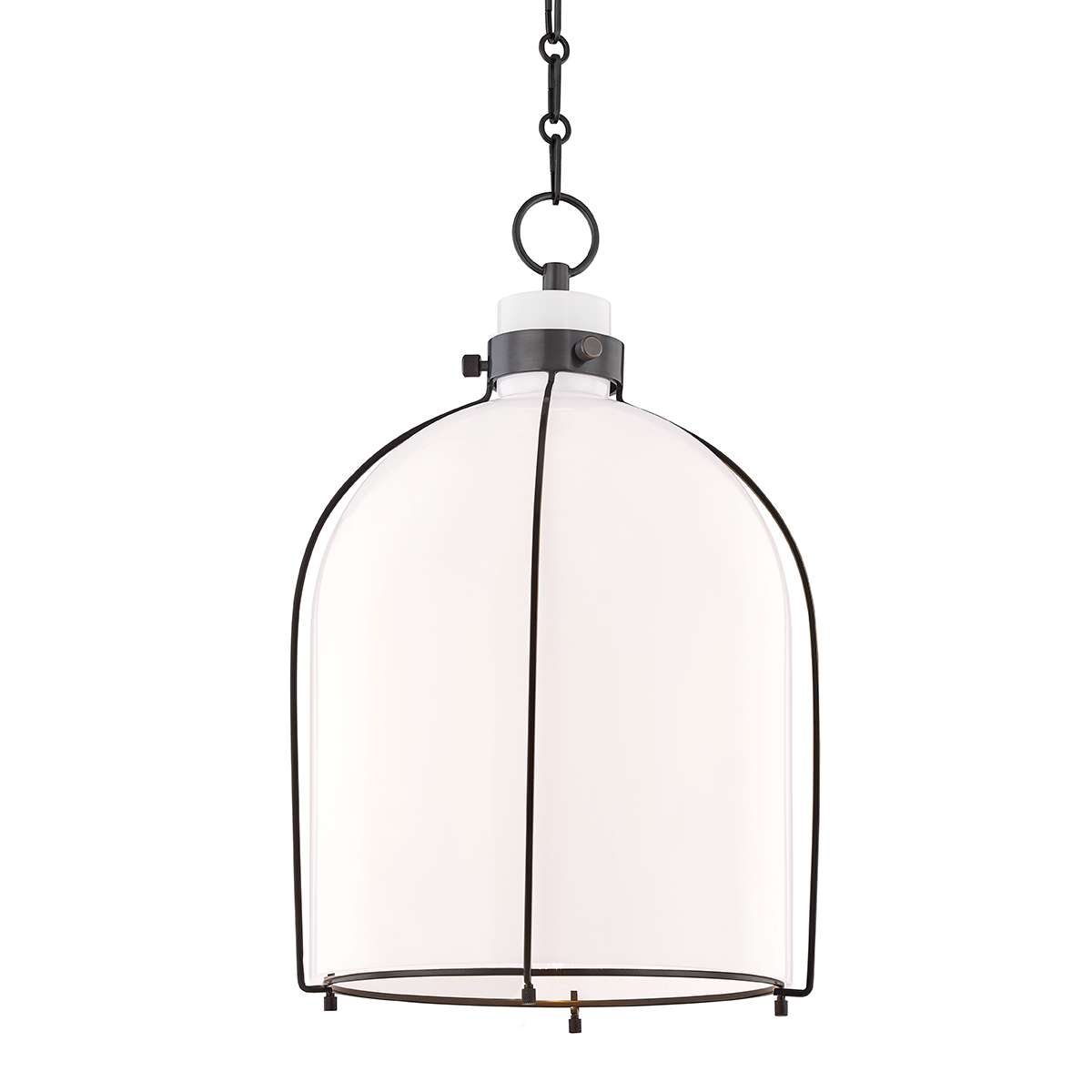 Hudson Valley Lighting, Eldridge Dome Pendant With Opal Glass