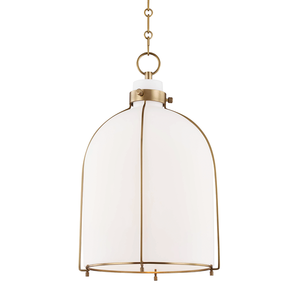 Hudson Valley Lighting, Eldridge Dome Pendant With Opal Glass