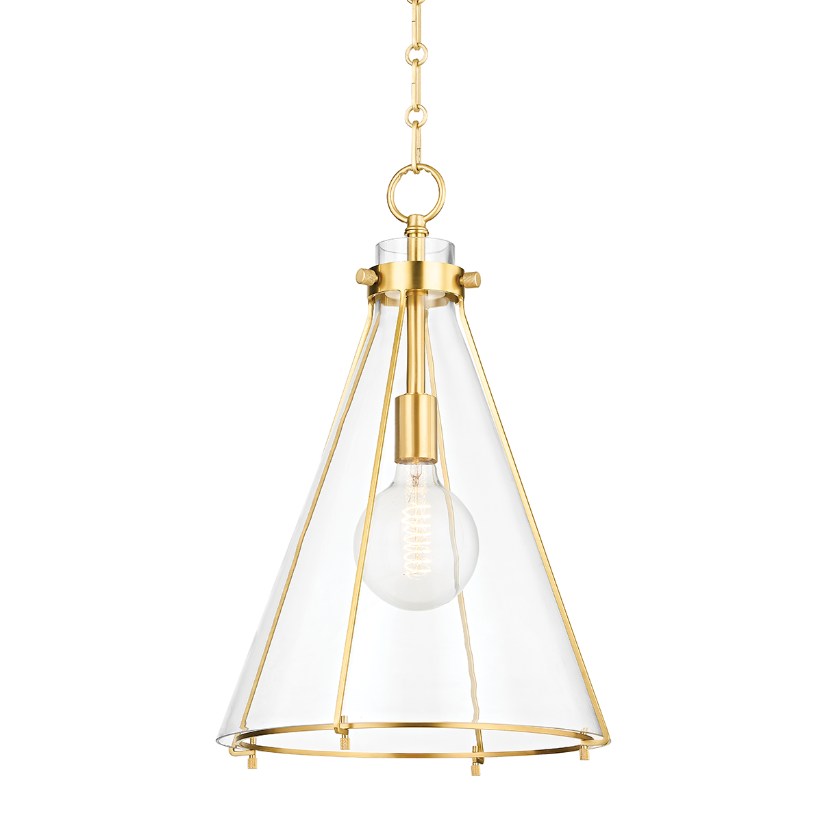 Hudson Valley Lighting, Eldridge Pendant With Clear Glass