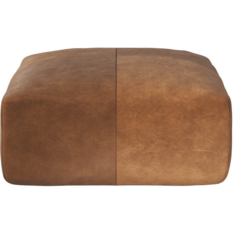 Sunpan, Elio Ottoman - Cognac Leather