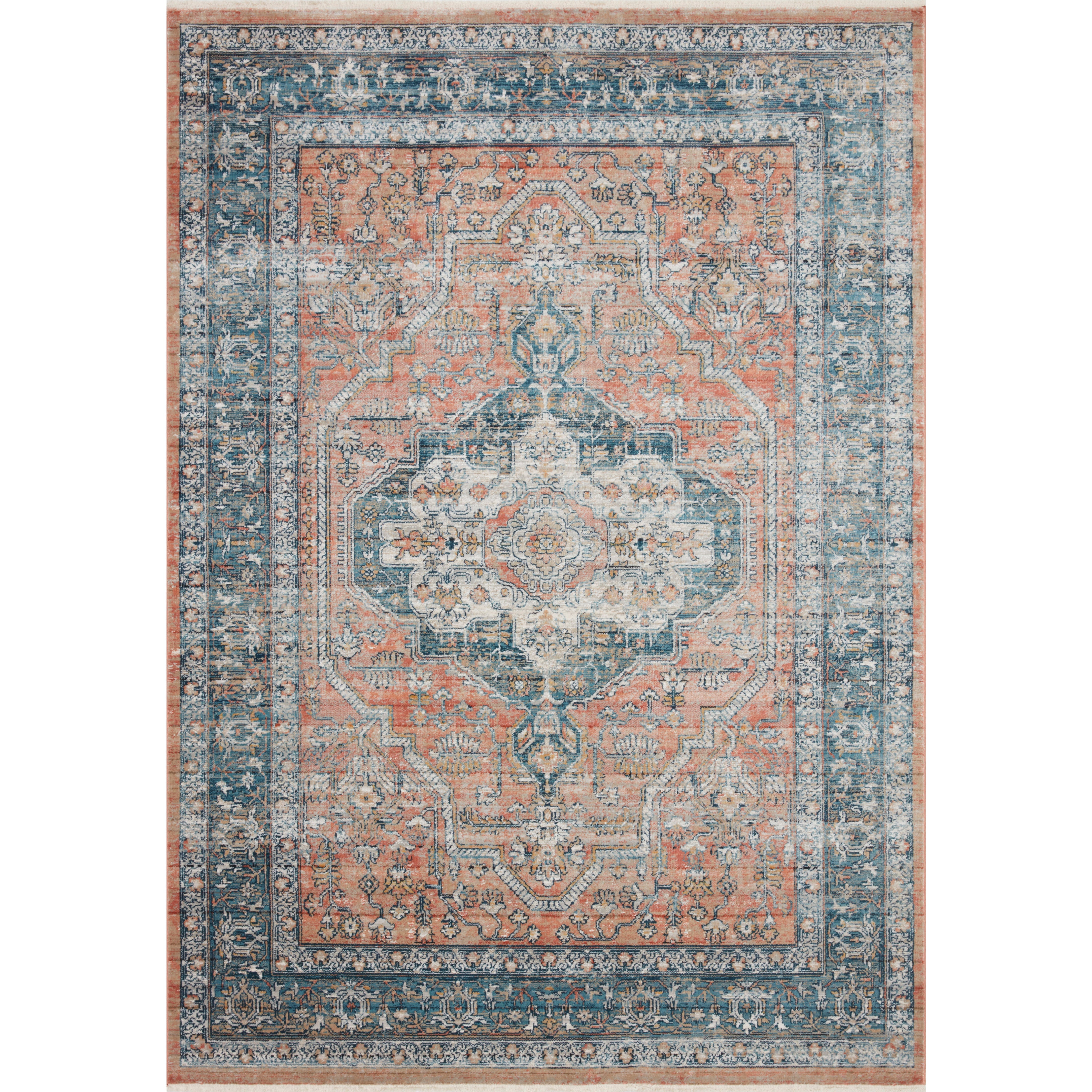 Loloi, Elise Coral / Blue  Rug