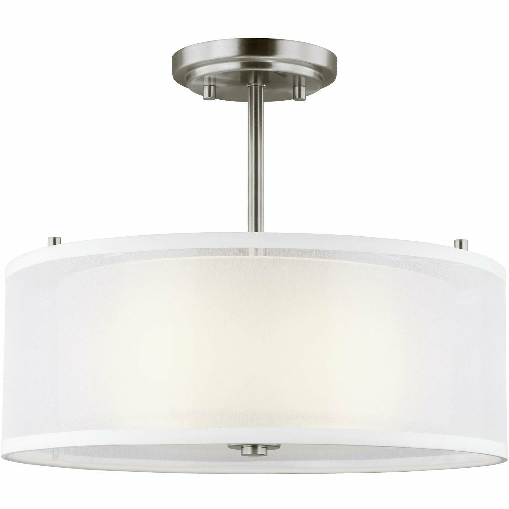 Generation Lighting, Elmwood Park Two Light Semi-Flush Mount