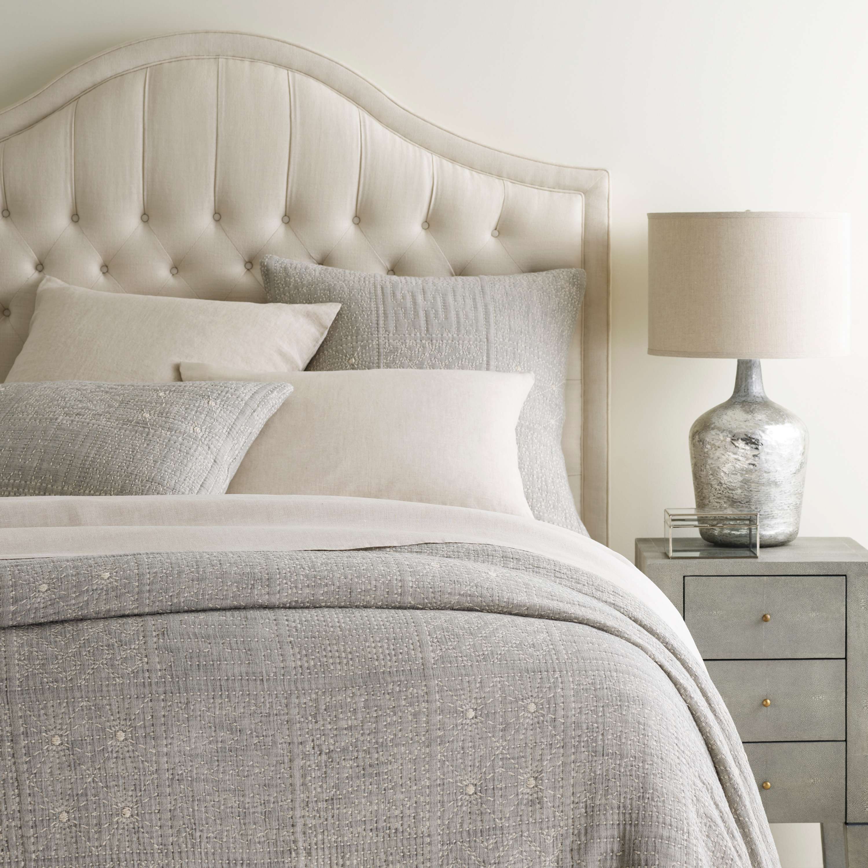 Annie Selke, Elsa Grey Matelasse Coverlet