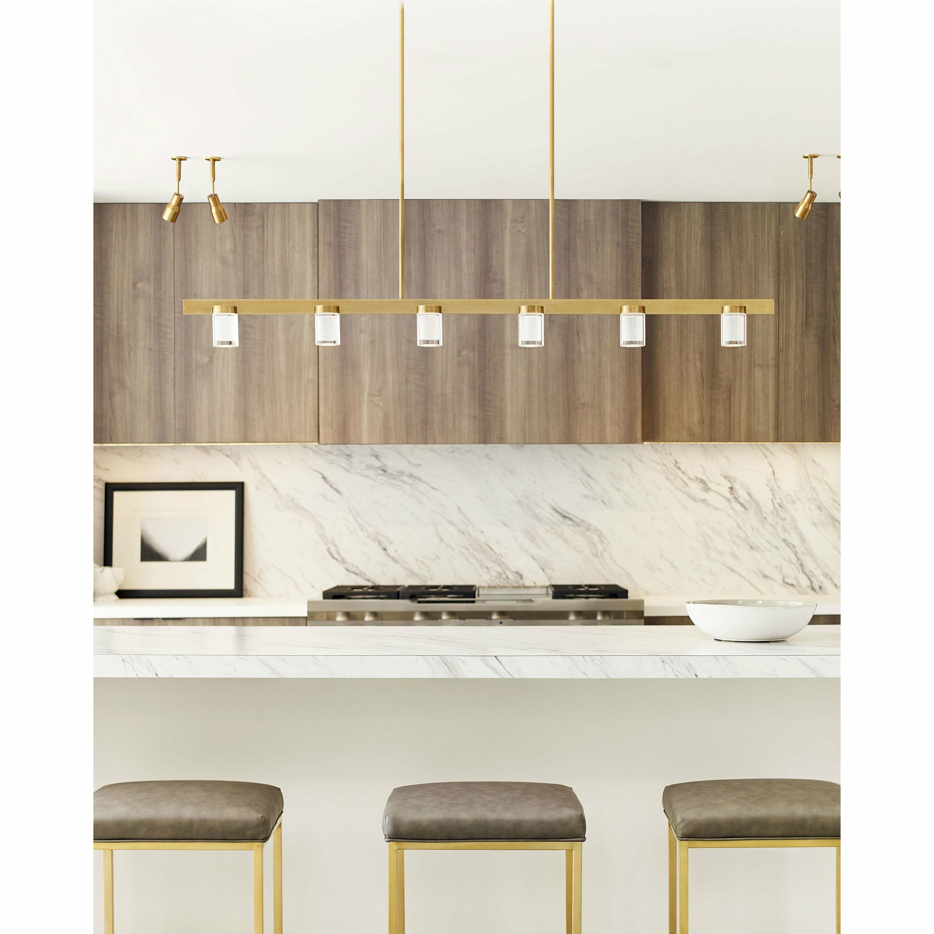 Tech Lighting, Esfera Large Linear Chandelier