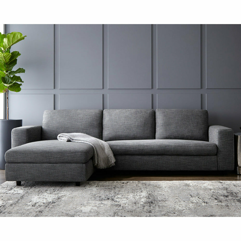 Sunpan, Ethan Sofa Chaise - Laf - Quarry