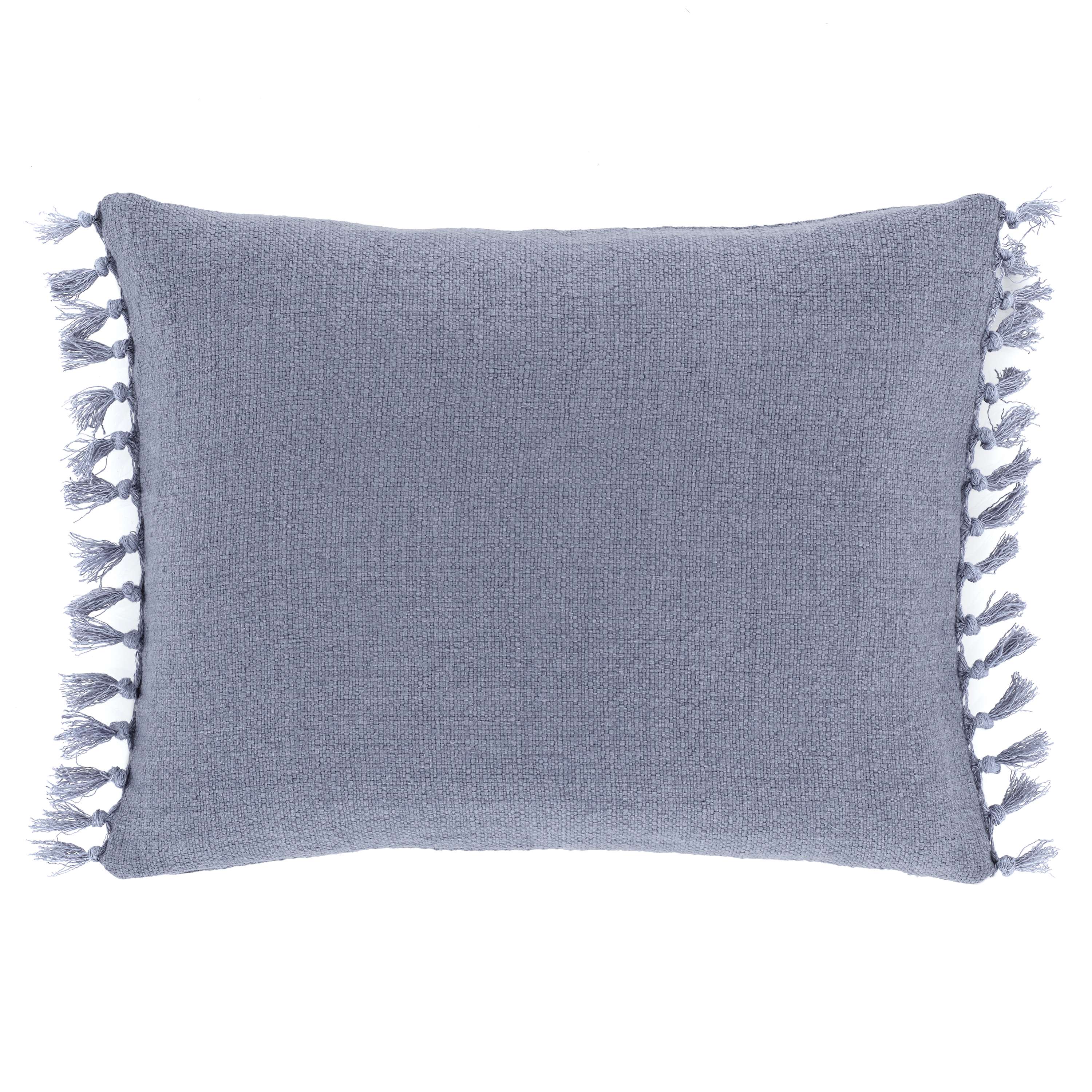 Annie Selke, Evelyn Linen Pewter Blue Decorative Pillow