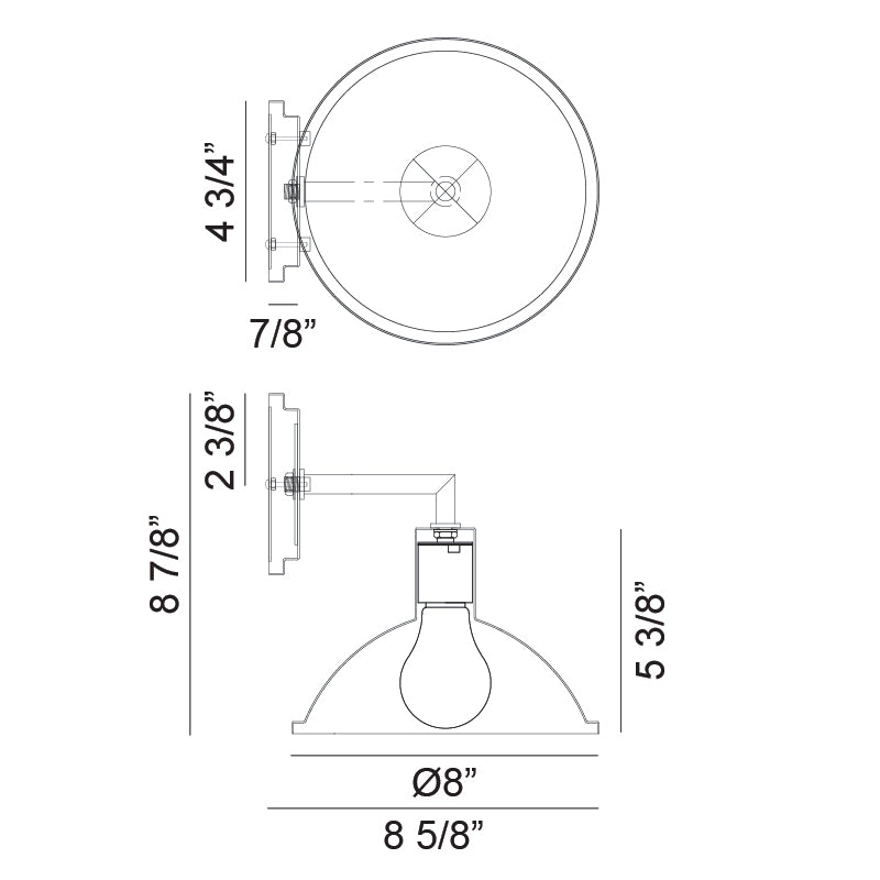 Matteo, Farmley Outdoor Wall Sconce