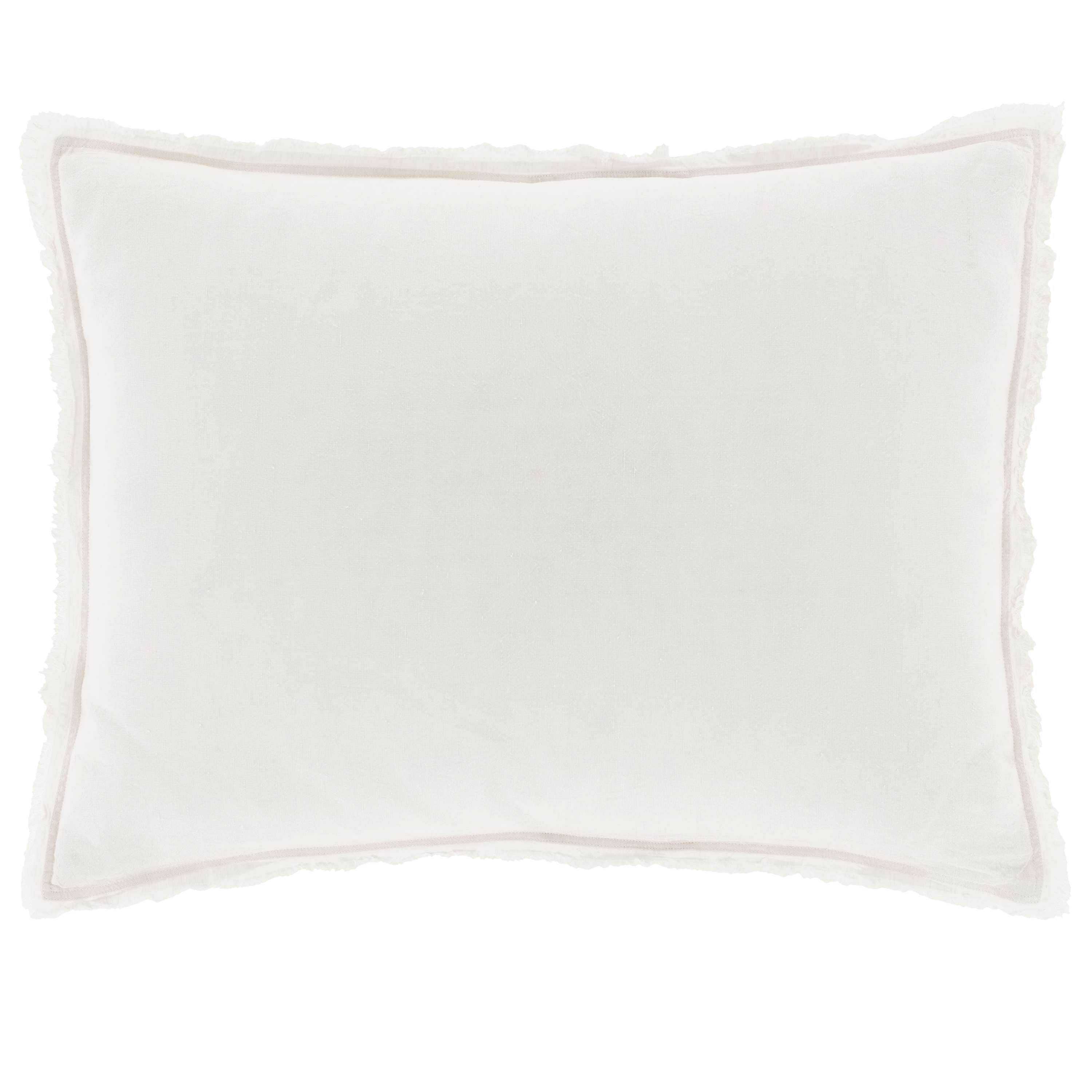 Annie Selke, Faye Linen Dove White Sham