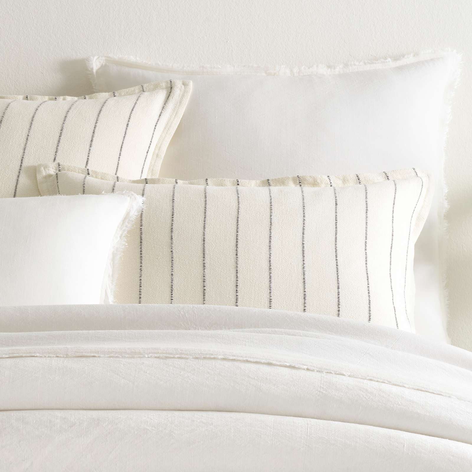 Annie Selke, Faye Linen Dove White Sham