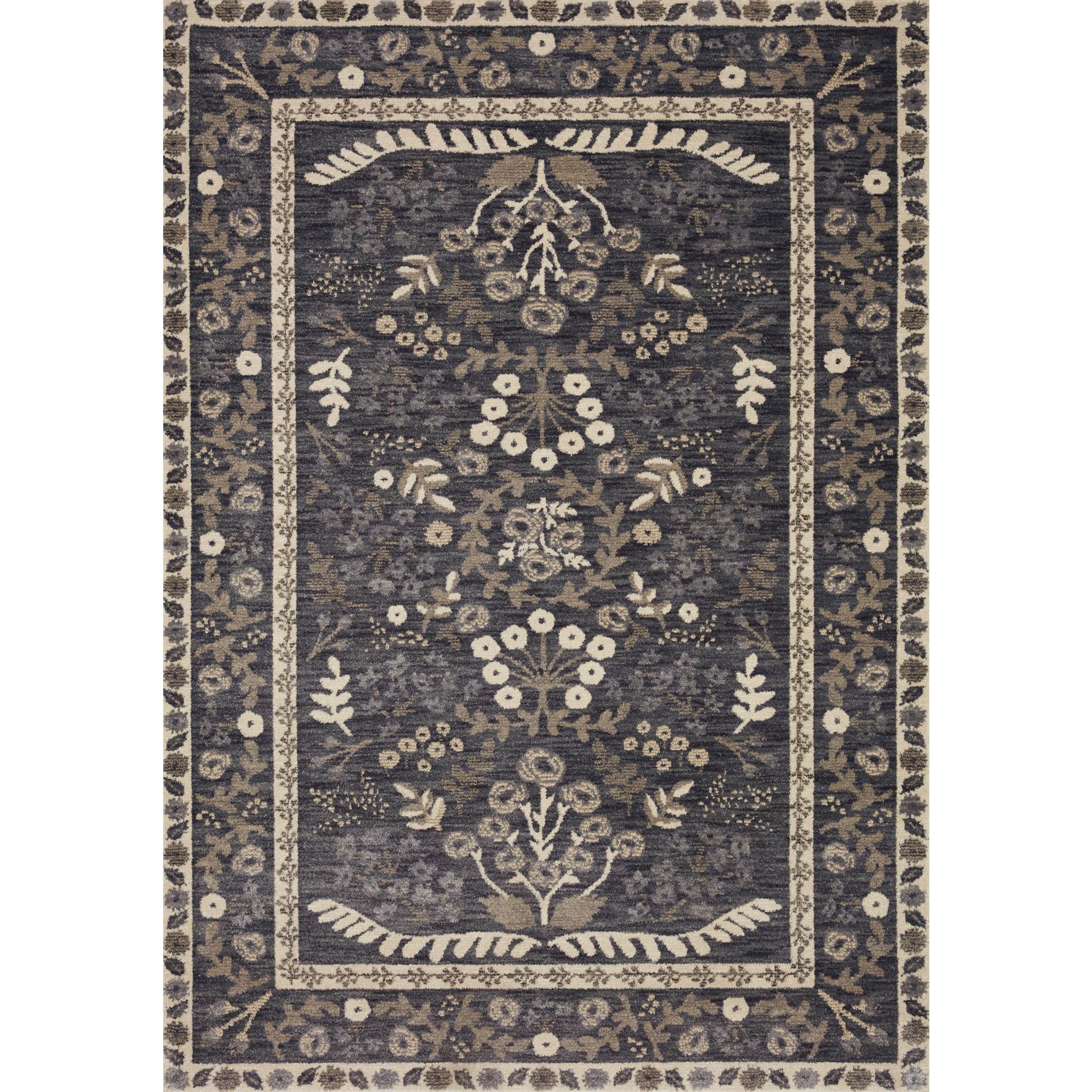 Loloi, Fiore Florence Charcoal  /  White Rug