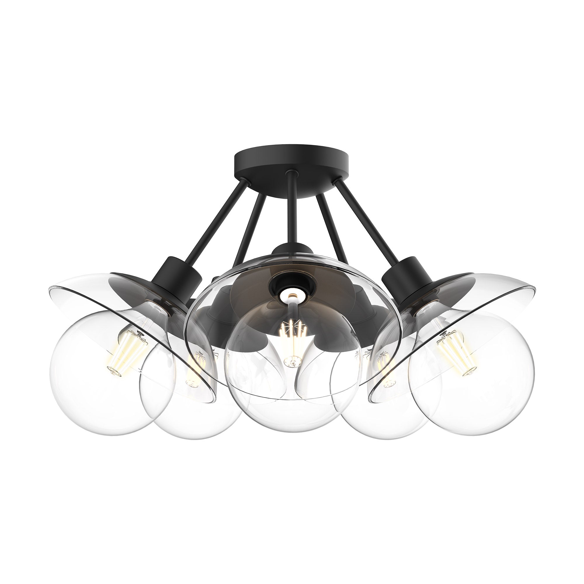 Alora, Francesca 5-Light Semi-Flush Mount