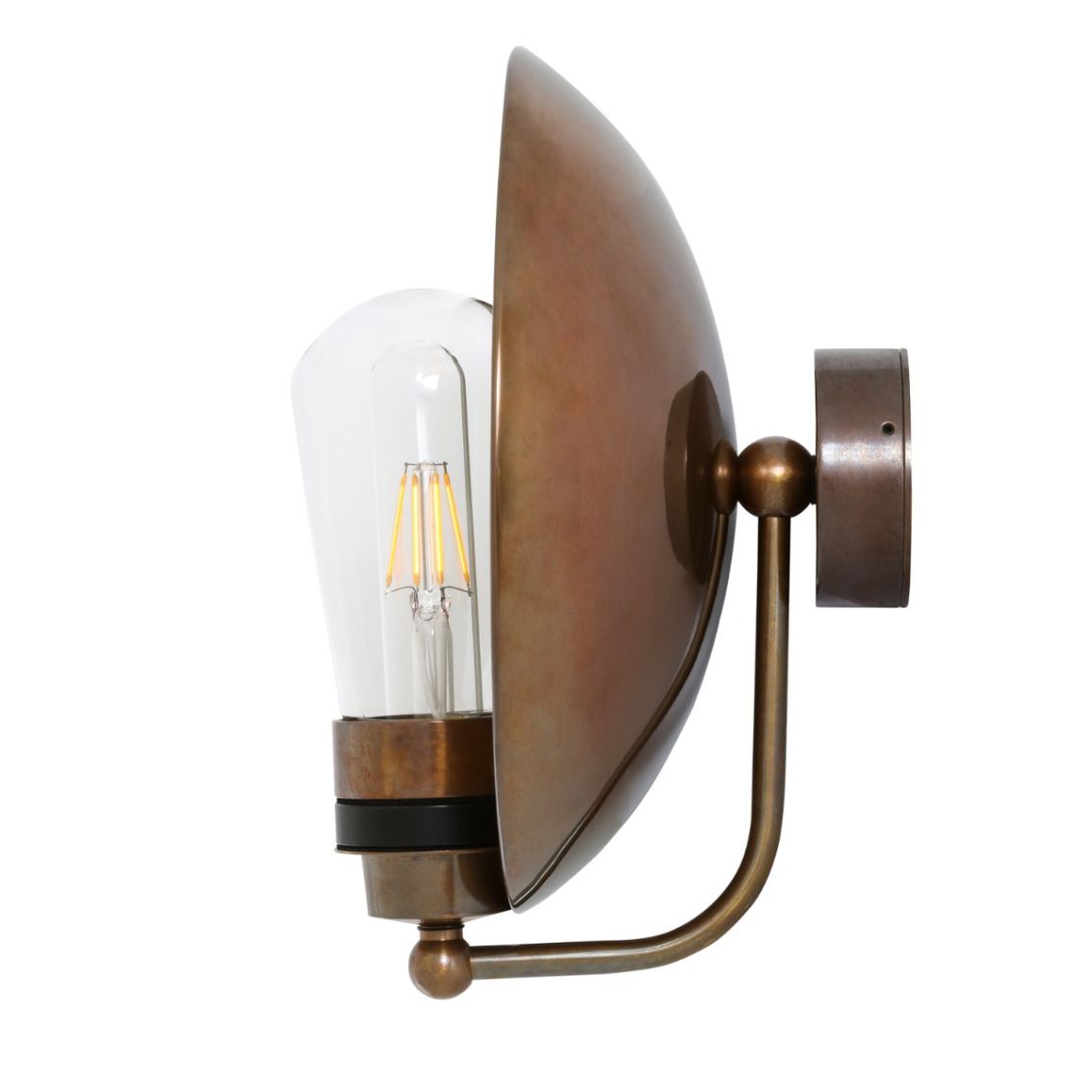 Mullan, Galit  Brass Dish Wall Light