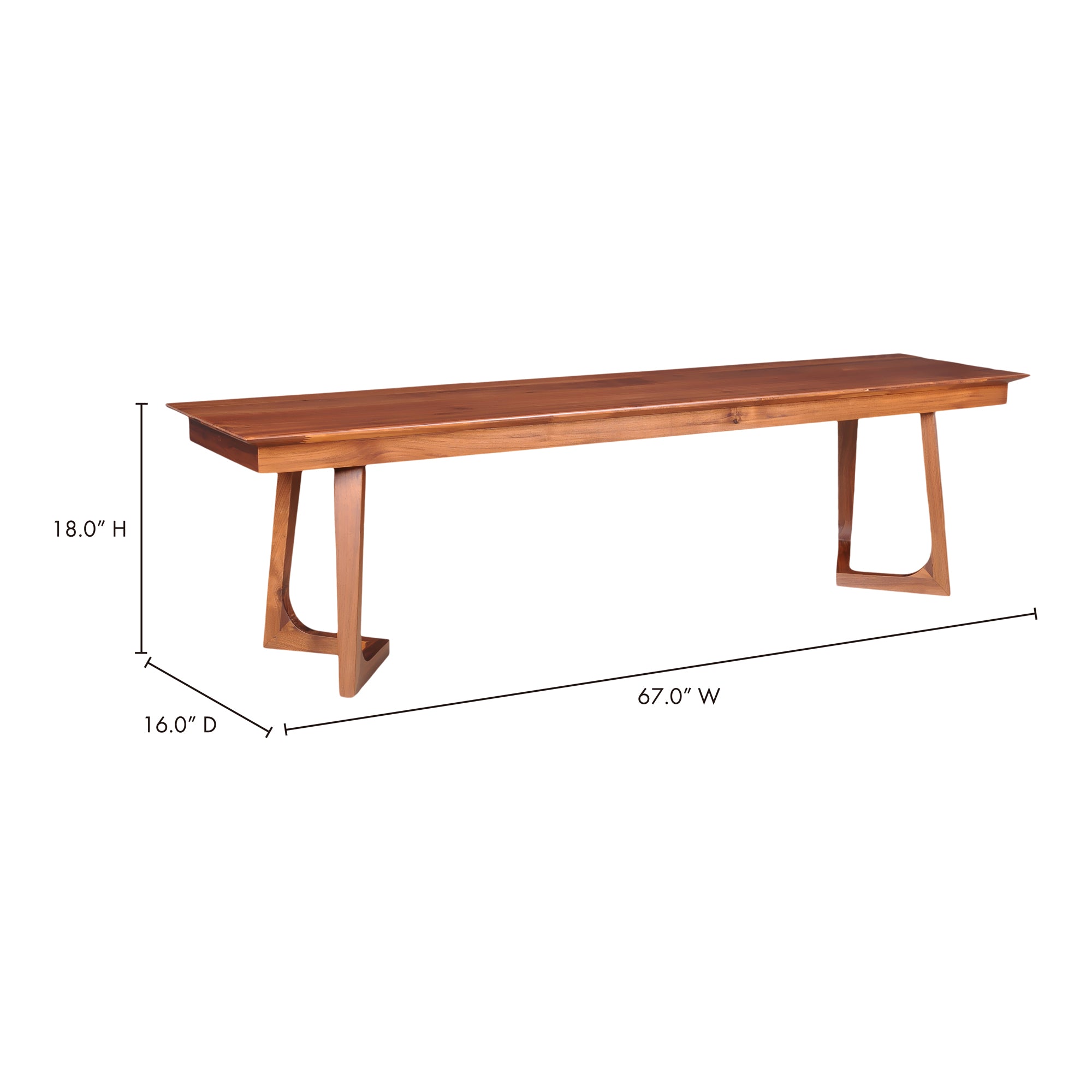 Moes, Gaven Bench Walnut