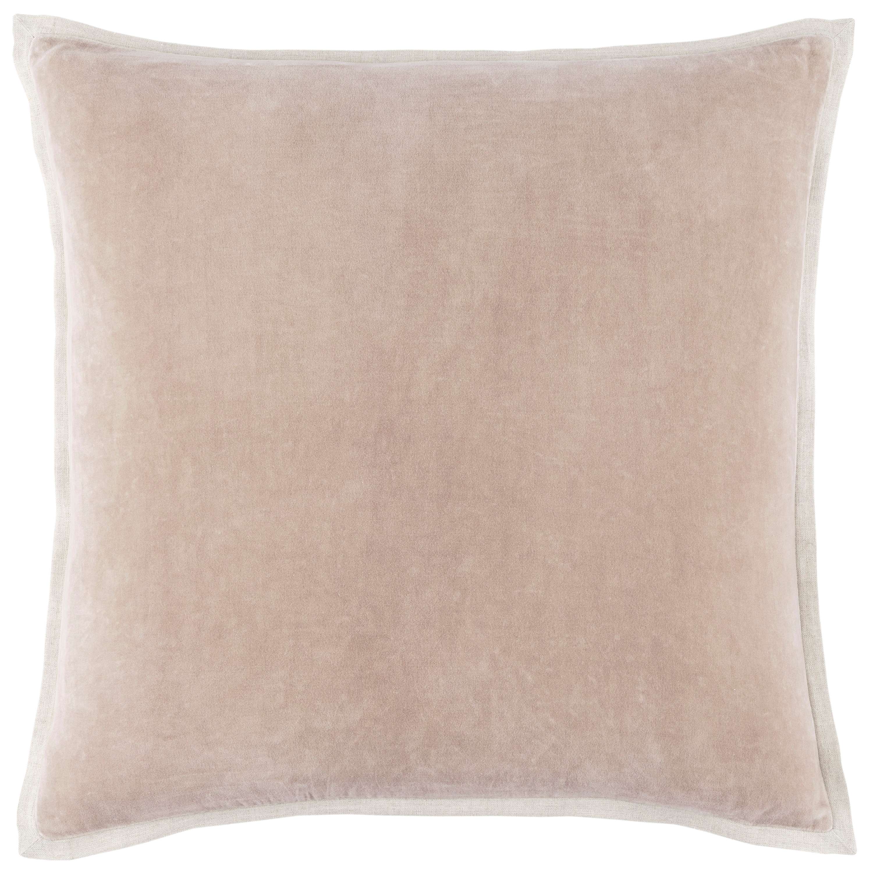 Annie Selke, Gehry Velvet/Linen Stone Decorative Pillow