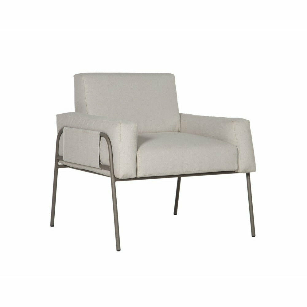 Sunpan, Granada Lounge Chair - Grey - Pallazo Cream