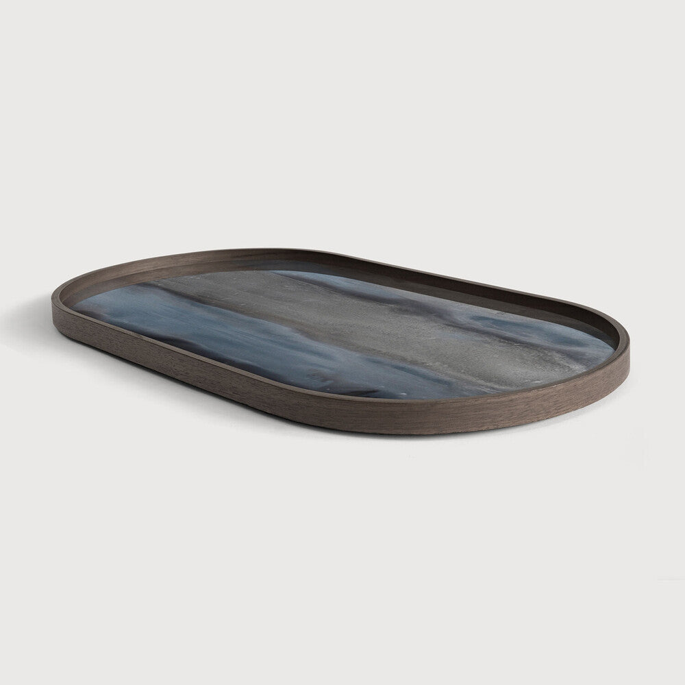 Ethnicraft, Graphite Organic Glass Tray