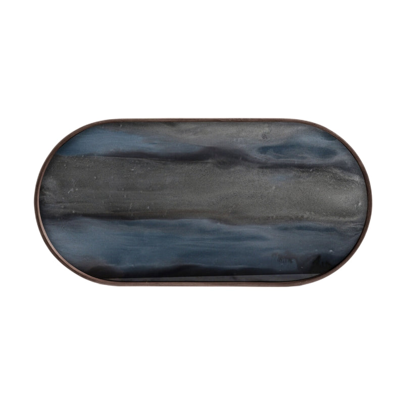 Ethnicraft, Graphite Organic Glass Tray