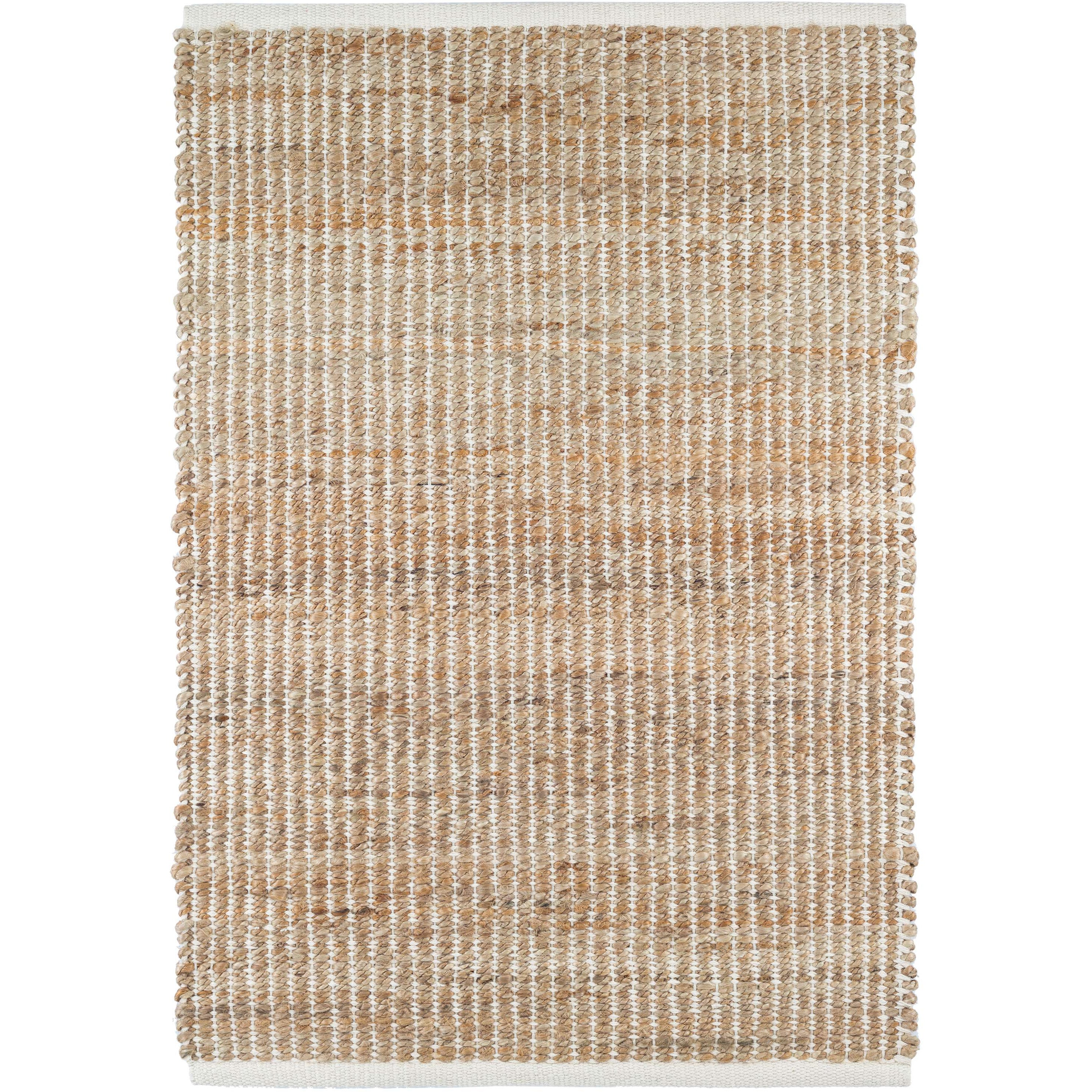 Annie Selke, Gridwork Ivory Woven Jute Rug