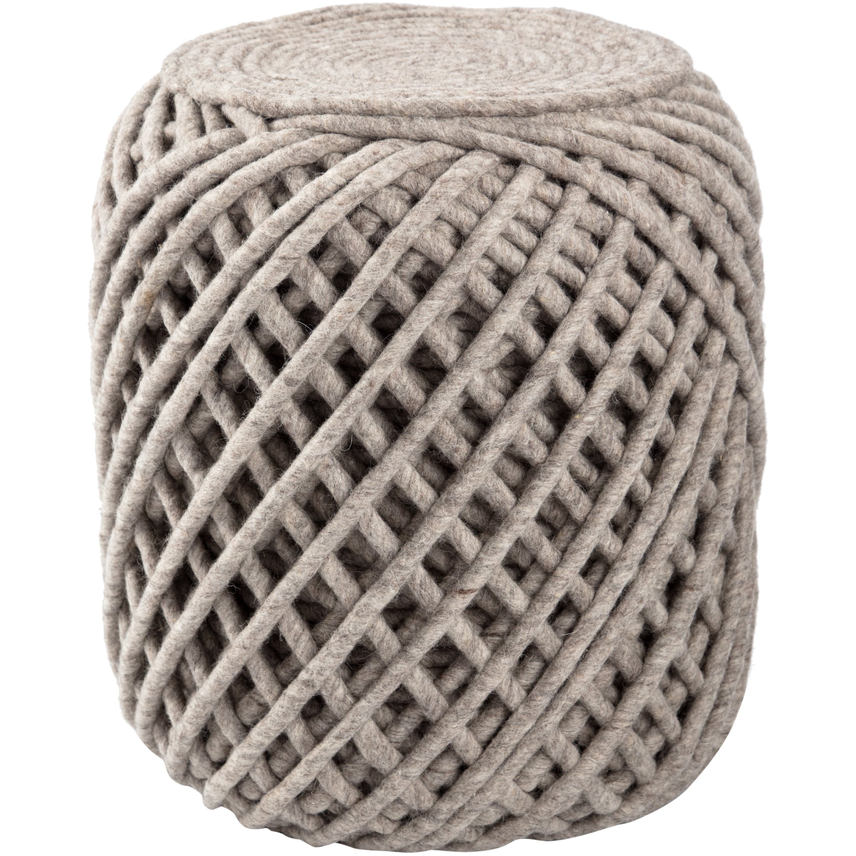 Jaipur Living, Guna Textured Cylinder Pouf