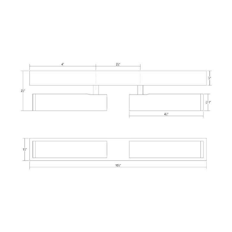 Sonneman, Haim Aimable Double Surface Mount