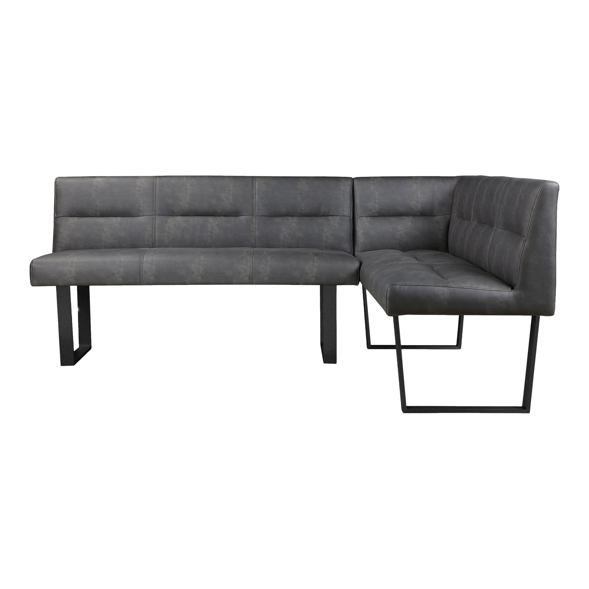 Moes, Hanson Corner Bench Dark Grey