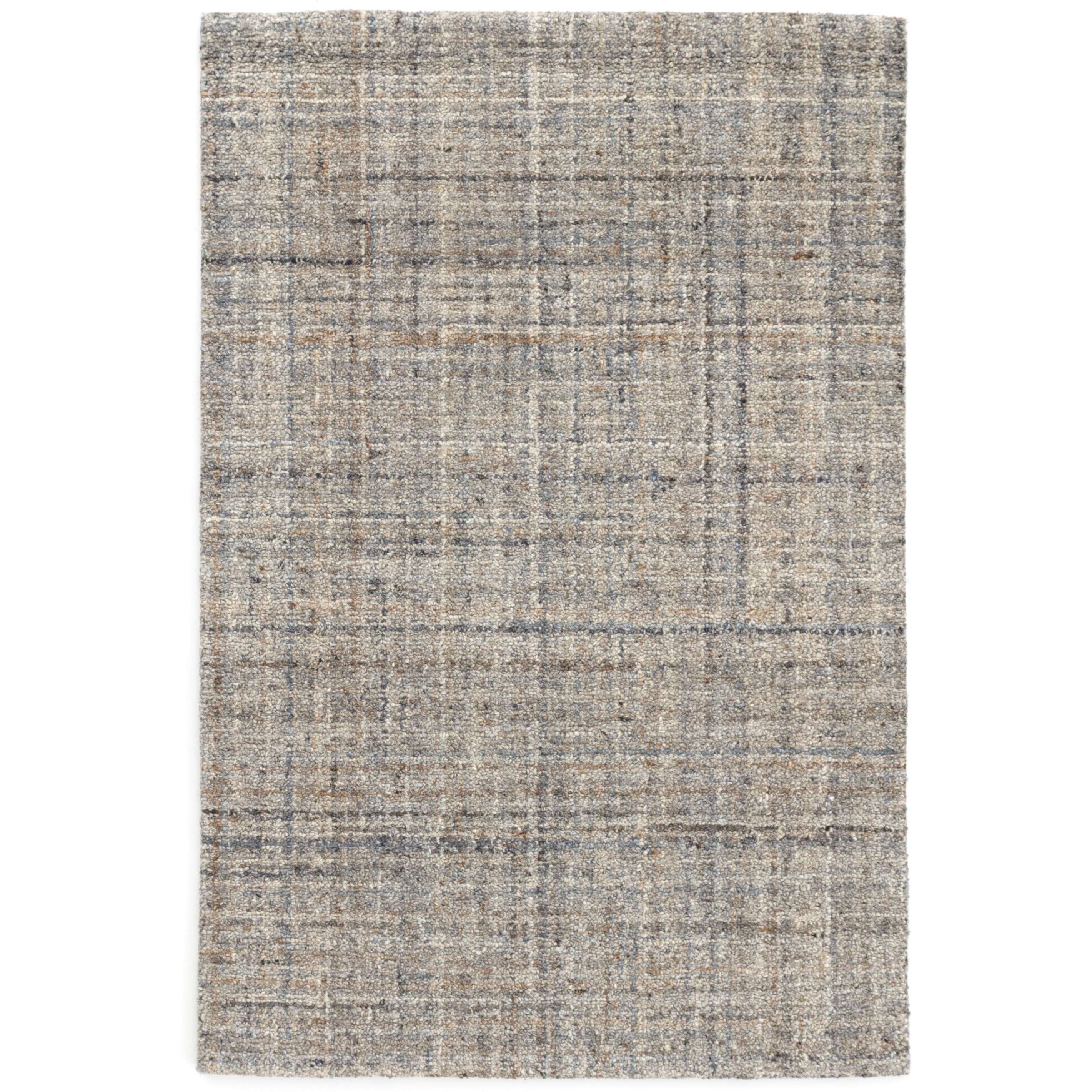 Annie Selke, Harris Blue/Brown Micro Hooked Wool Rug