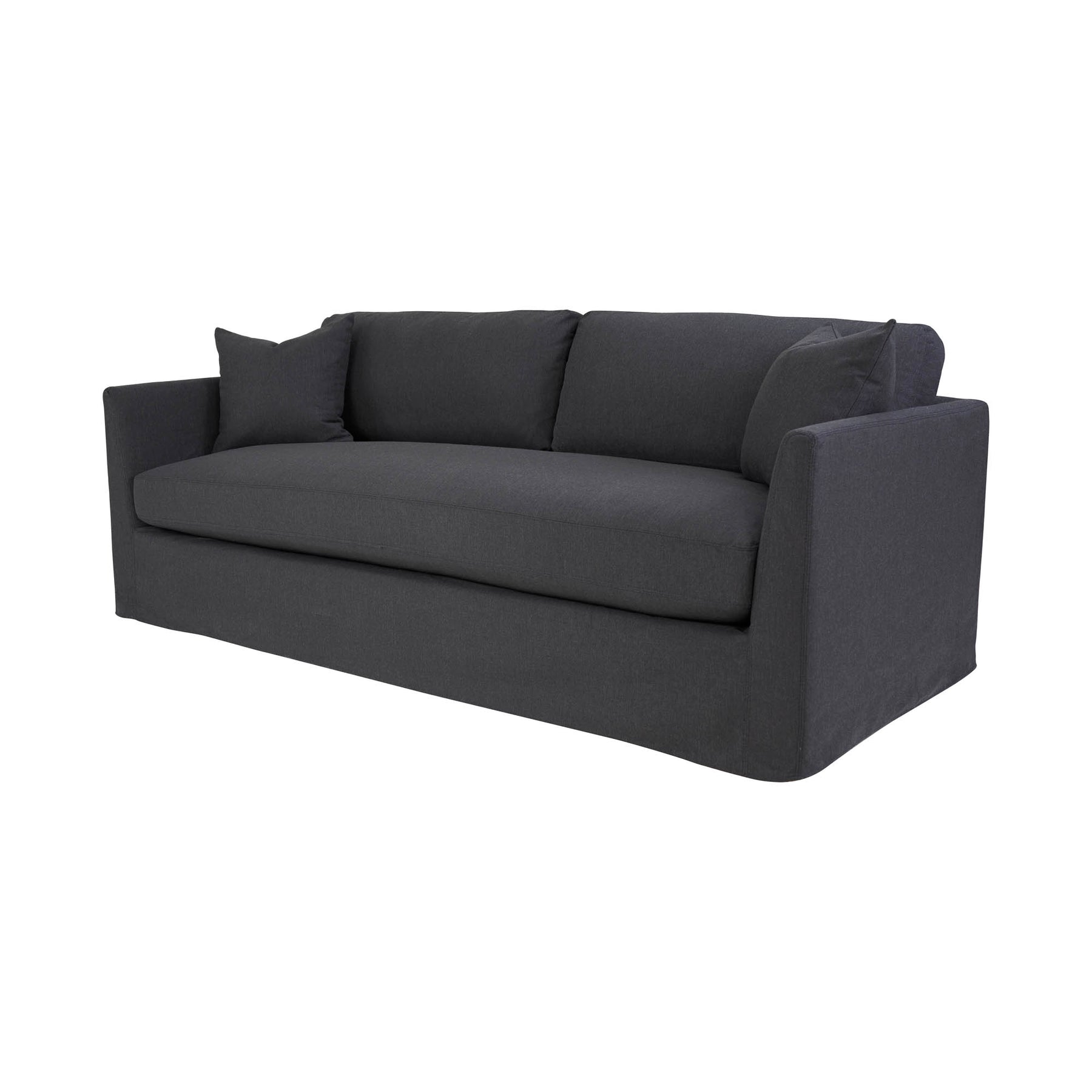 LH Imports, Hetton Sofa - Black Fabric