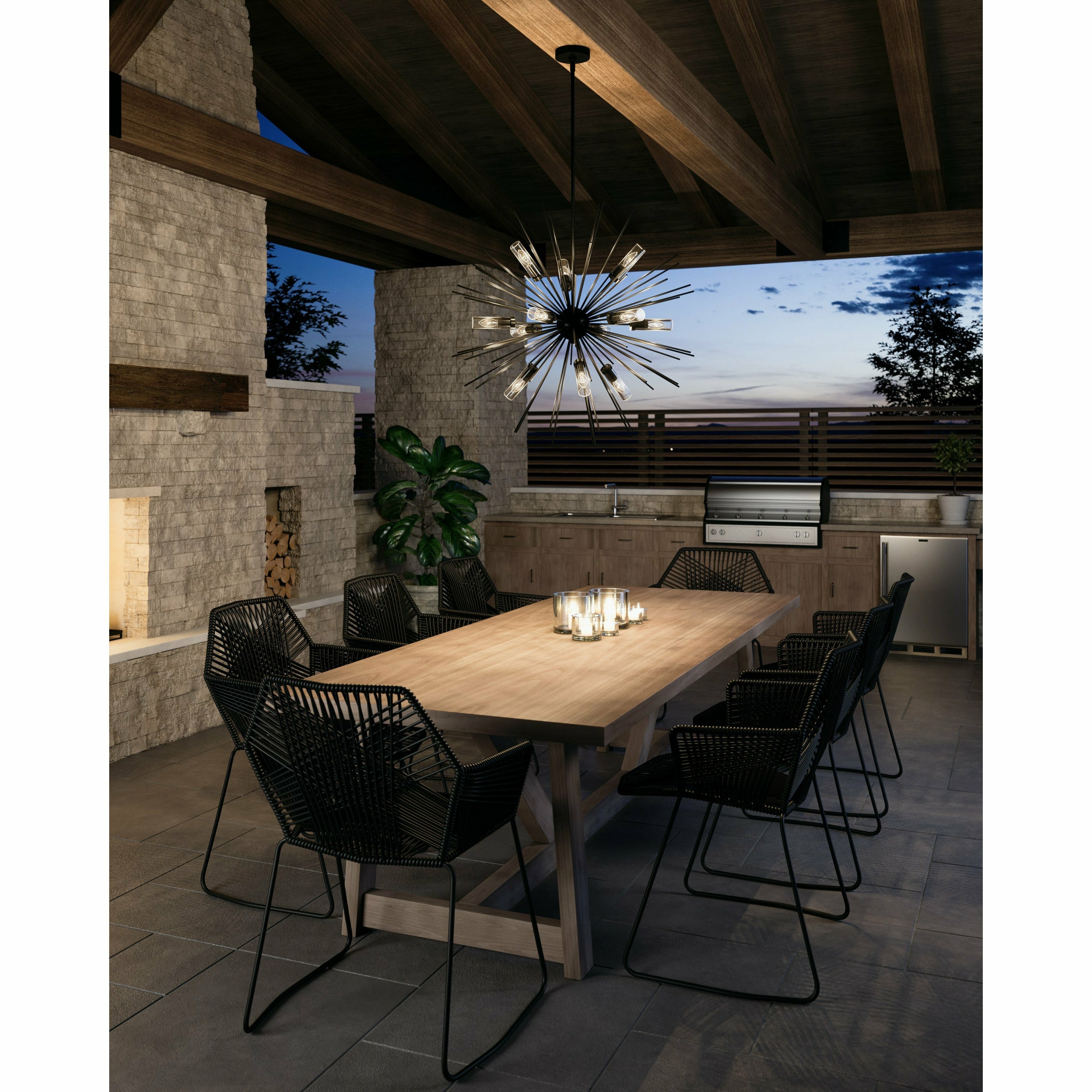 Generation Lighting, Hilo Outdoor Chandelier