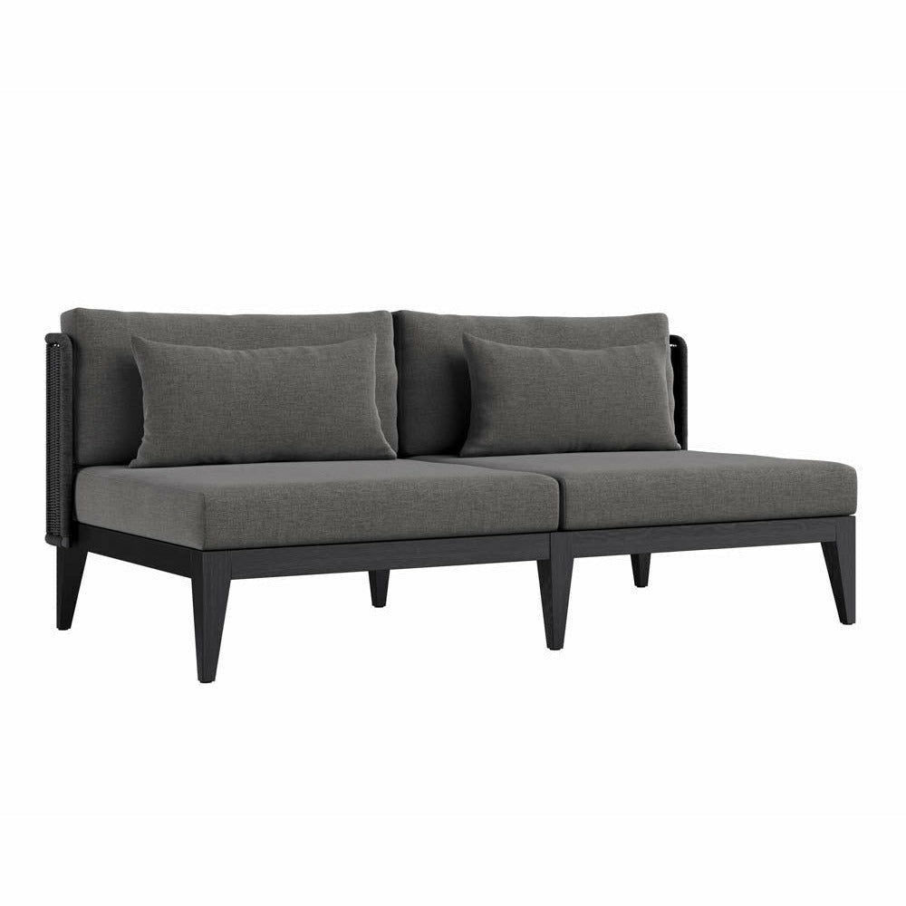 Sunpan, Ibiza 2 Seater Sofa - Charcoal - Gracebay Grey