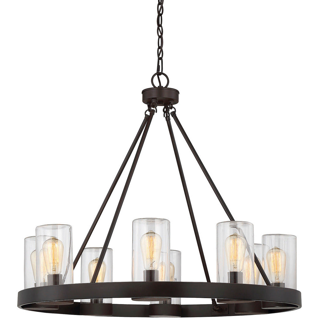 Savoy House, Inman 8-Light Outdoor Chandelier