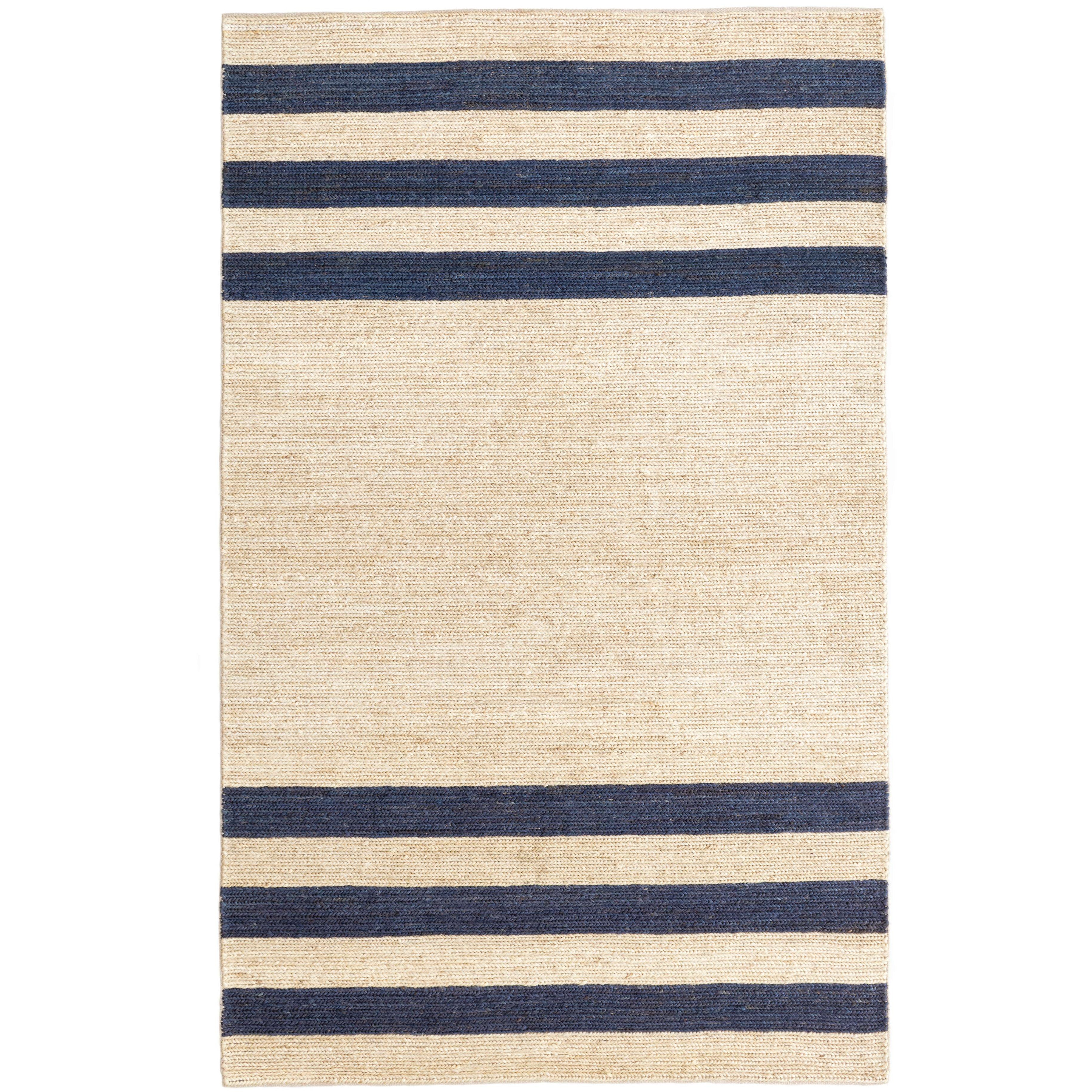 Annie Selke, Ipswich Blue Woven Jute Rug