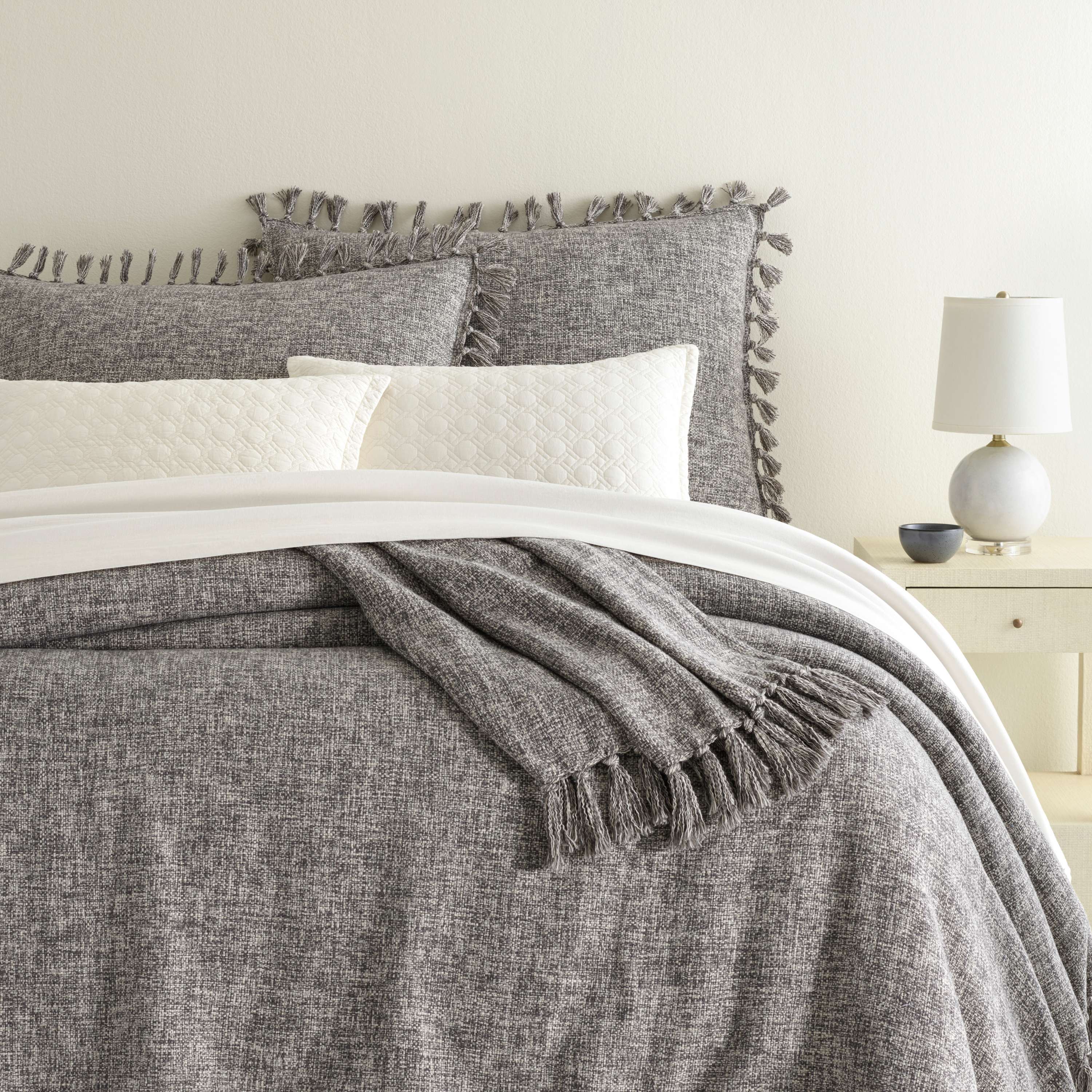 Annie Selke, Isla Vista Charcoal Coverlet