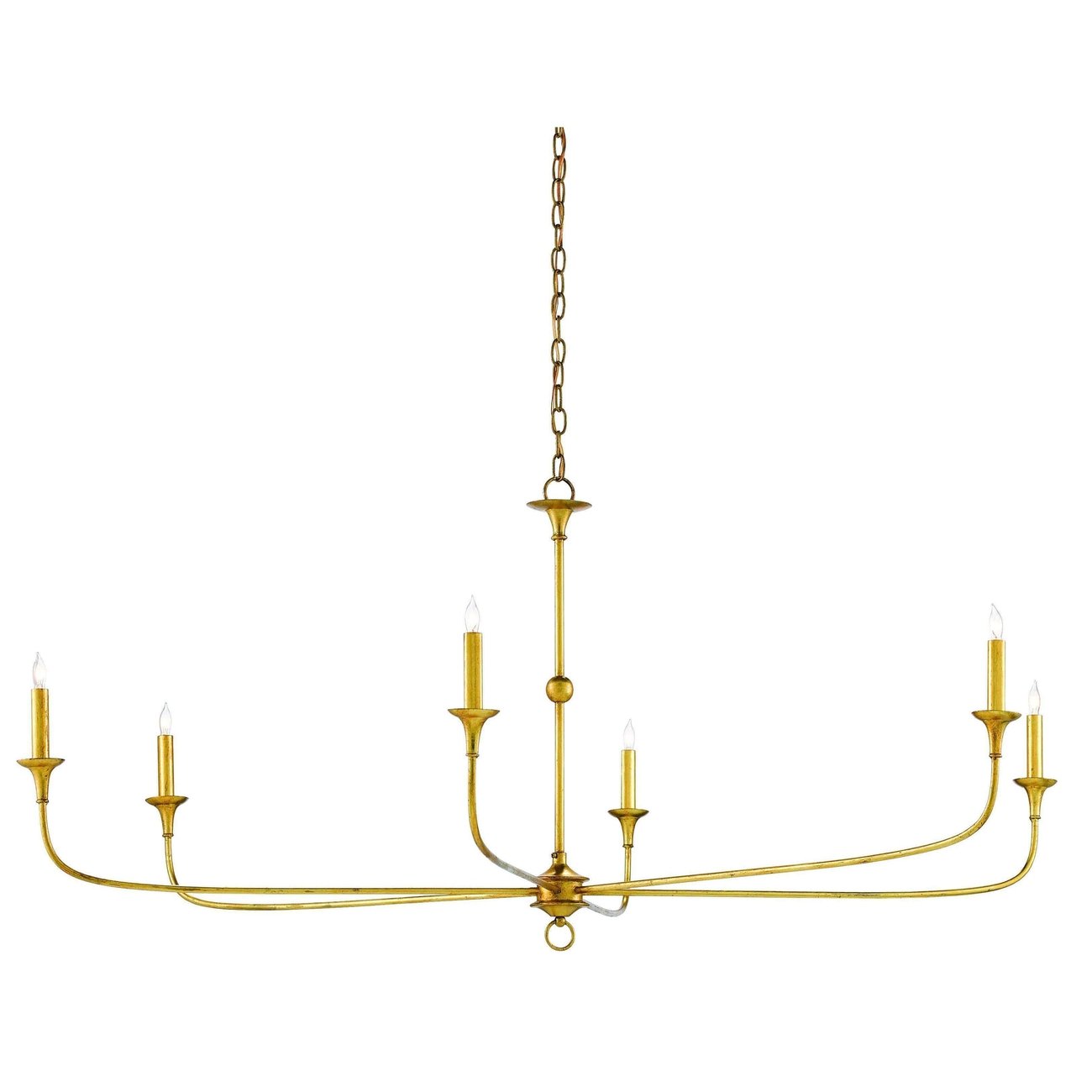 Currey, Nottaway Bronze Large Chandelier