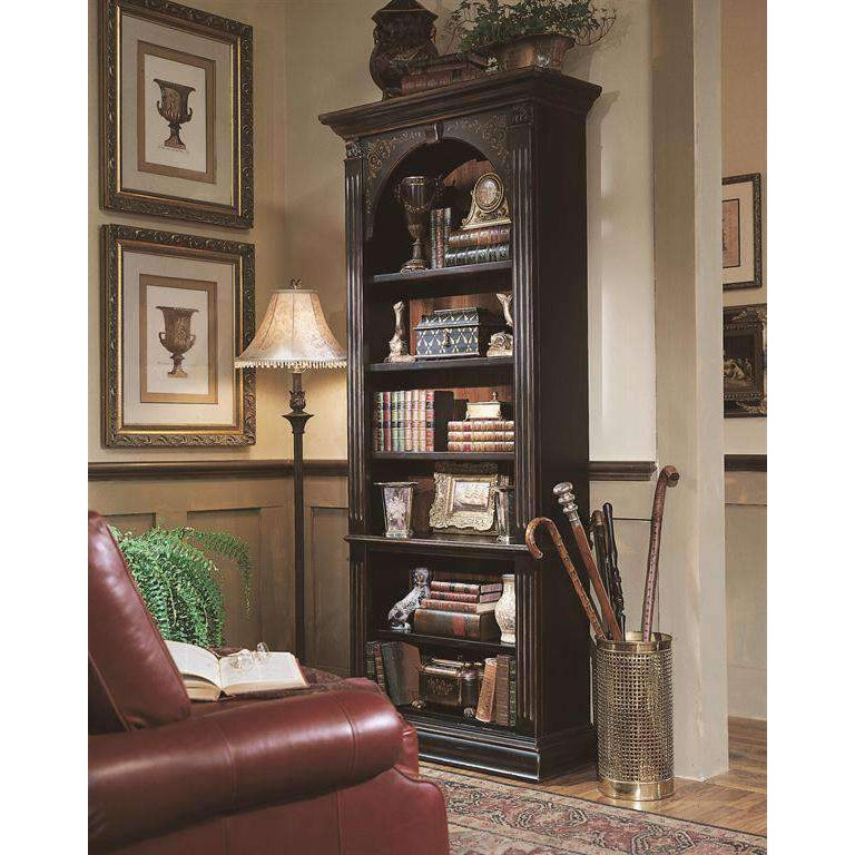 Hooker, Traditional Black Bookcase